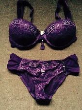 Woman Temptation Bra Set 34B / M Purple
